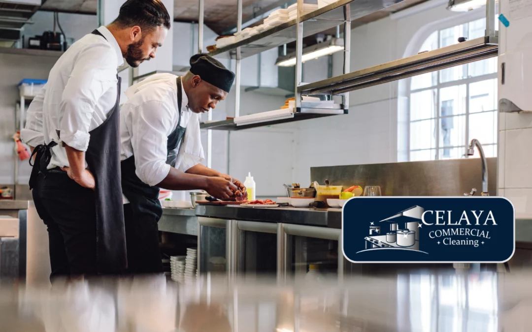 Top 10 Benefits of Professional Commercial Kitchen Cleaning Blog Two Chefs Creating a Dish.